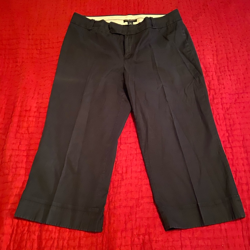 Banana Republic Jackson Fit Cropped Black Pant